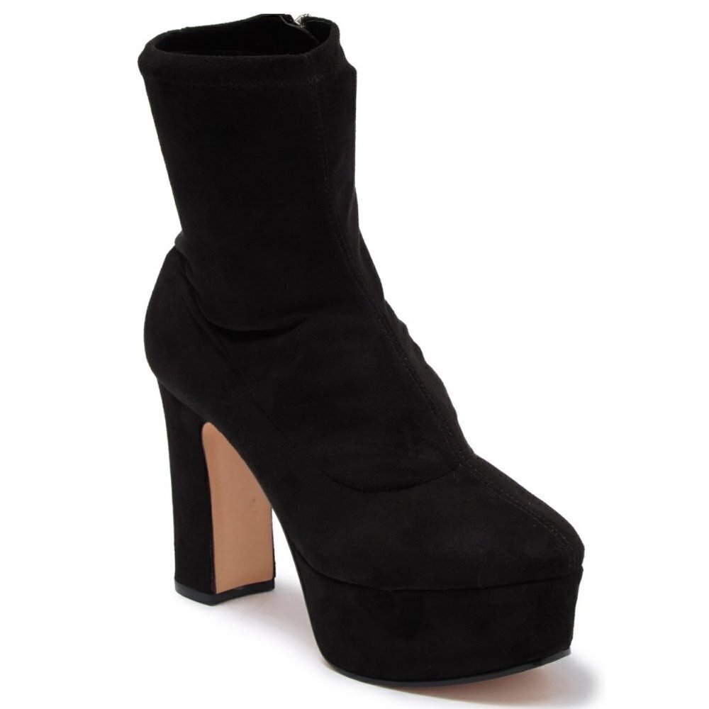 Schutz susien platform suede heeled boots New without tag  sz9.5